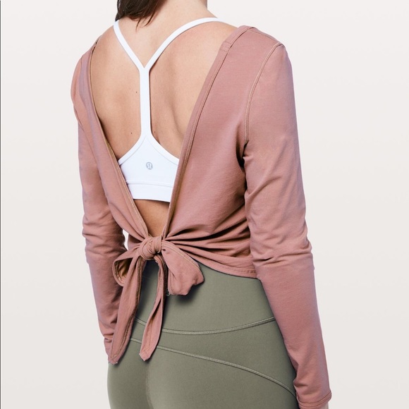 lululemon athletica Tops - New LULULEMON It’s a Tie Long Sleeve CPTN Copper 6